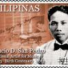 Lucio San Pedro on a stamp