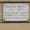Maurice Ravel plaque