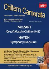 The Chiltern Camerata performs choral and orchestral music by Mozart and Haydn